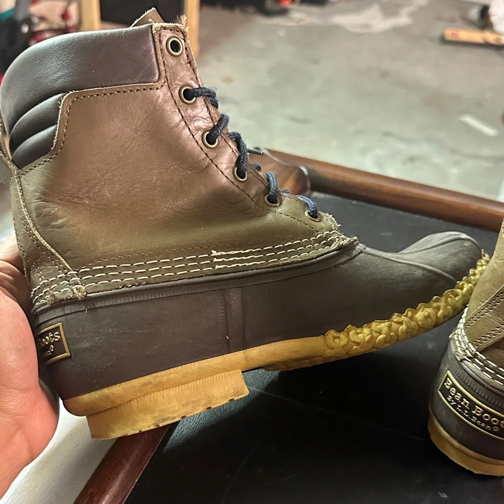 L.L. Bean Men's Dark Brown Rain Boots